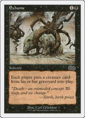 Exhume card from Battle Royale Box Set