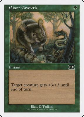 Giant Growth card from Battle Royale Box Set