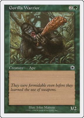 Gorilla Warrior card from Battle Royale Box Set