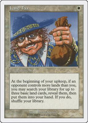 Land Tax card from Battle Royale Box Set