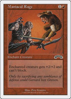 Maniacal Rage card from Battle Royale Box Set