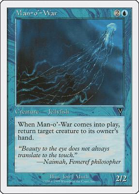 Man-o'-War card from Battle Royale Box Set