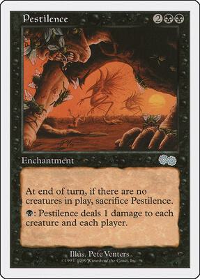 Pestilence card from Battle Royale Box Set