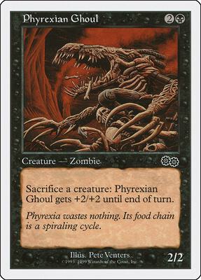 Phyrexian Ghoul card from Battle Royale Box Set