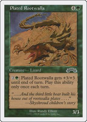 Plated Rootwalla card from Battle Royale Box Set