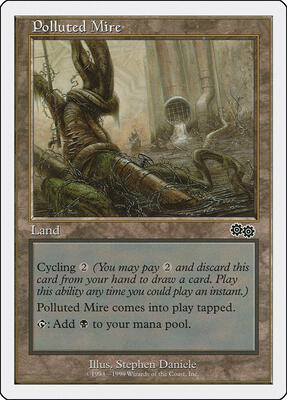 Polluted Mire card from Battle Royale Box Set