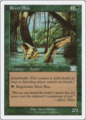 River Boa card from Battle Royale Box Set