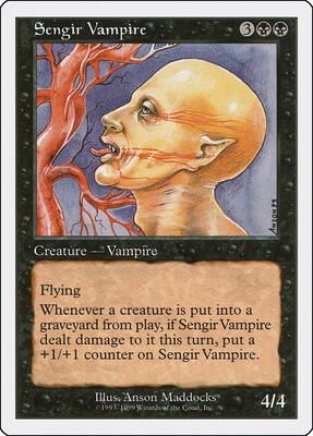 Sengir Vampire card from Battle Royale Box Set