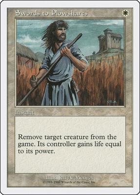 Swords to Plowshares card from Battle Royale Box Set