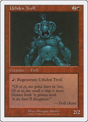 Uthden Troll card from Battle Royale Box Set
