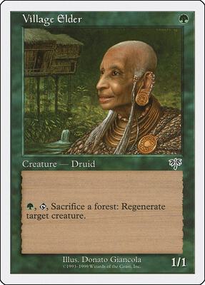 Village Elder card from Battle Royale Box Set