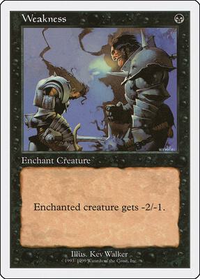 Weakness card from Battle Royale Box Set