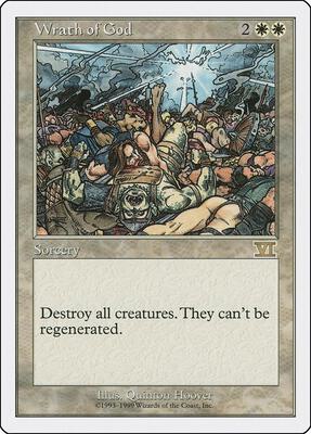 Wrath of God card from Battle Royale Box Set