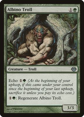 Albino Troll card from Duel Decks: Garruk vs. Liliana