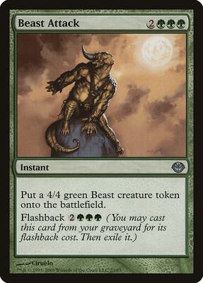 Beast Attack card from Duel Decks: Garruk vs. Liliana