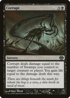 Corrupt card from Duel Decks: Garruk vs. Liliana