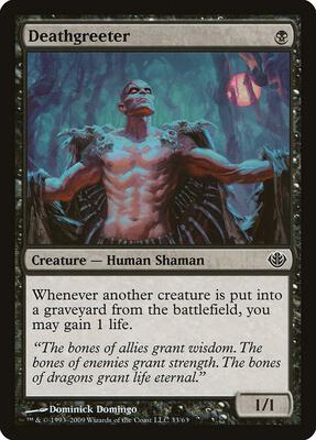 Deathgreeter card from Duel Decks: Garruk vs. Liliana