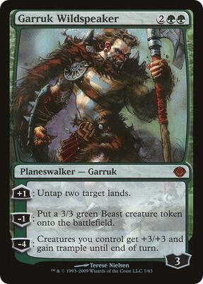 Garruk Wildspeaker card from Duel Decks: Garruk vs. Liliana