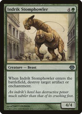 Indrik Stomphowler card from Duel Decks: Garruk vs. Liliana