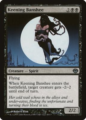 Keening Banshee card from Duel Decks: Garruk vs. Liliana