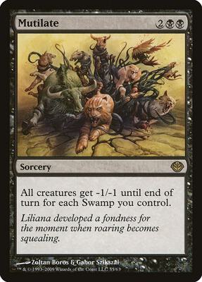 Mutilate card from Duel Decks: Garruk vs. Liliana