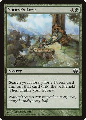 Nature's Lore card from Duel Decks: Garruk vs. Liliana