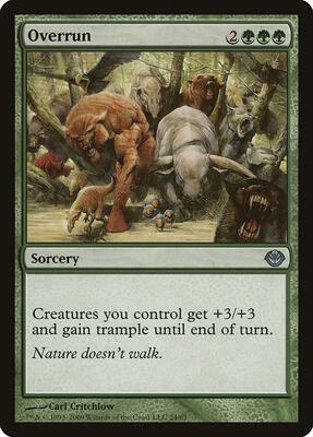 Overrun card from Duel Decks: Garruk vs. Liliana