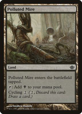 Polluted Mire card from Duel Decks: Garruk vs. Liliana