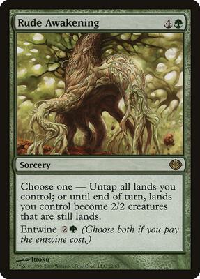 Rude Awakening card from Duel Decks: Garruk vs. Liliana
