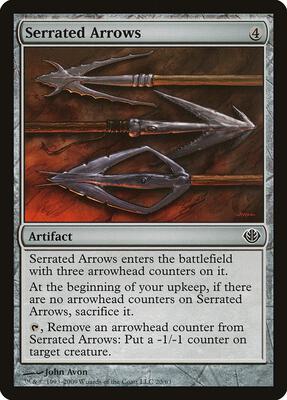 Serrated Arrows card from Duel Decks: Garruk vs. Liliana