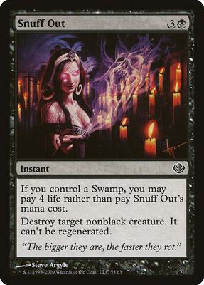 Snuff Out card from Duel Decks: Garruk vs. Liliana