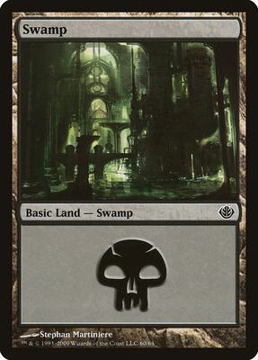 Swamp (60) card from Duel Decks: Garruk vs. Liliana