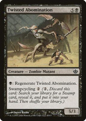 Twisted Abomination card from Duel Decks: Garruk vs. Liliana