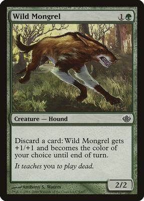 Wild Mongrel card from Duel Decks: Garruk vs. Liliana