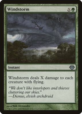 Windstorm card from Duel Decks: Garruk vs. Liliana