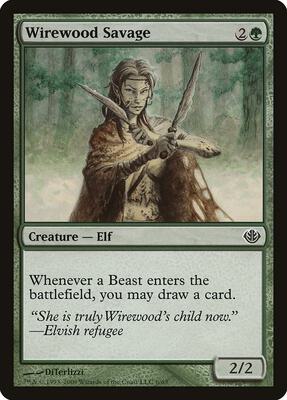 Wirewood Savage card from Duel Decks: Garruk vs. Liliana