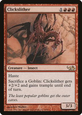Clickslither card from Duel Decks: Elves vs. Goblins