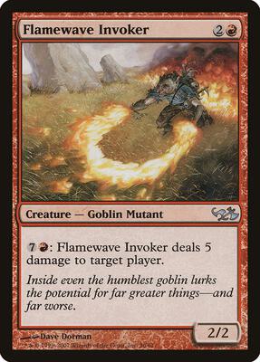 Flamewave Invoker card from Duel Decks: Elves vs. Goblins