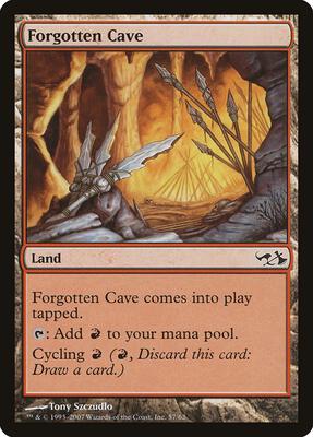 Forgotten Cave card from Duel Decks: Elves vs. Goblins