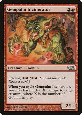 Gempalm Incinerator card from Duel Decks: Elves vs. Goblins
