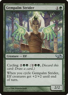 Gempalm Strider card from Duel Decks: Elves vs. Goblins
