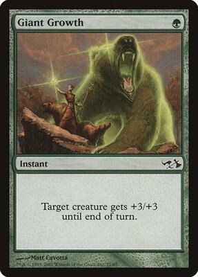 Giant Growth card from Duel Decks: Elves vs. Goblins