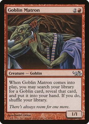 Goblin Matron card from Duel Decks: Elves vs. Goblins