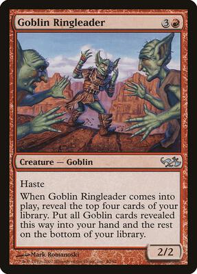 Goblin Ringleader card from Duel Decks: Elves vs. Goblins