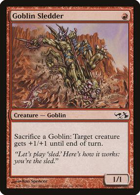 Goblin Sledder card from Duel Decks: Elves vs. Goblins
