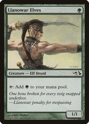 Llanowar Elves card from Duel Decks: Elves vs. Goblins