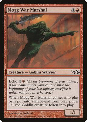 Mogg War Marshal card from Duel Decks: Elves vs. Goblins