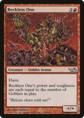 Reckless One card from Duel Decks: Elves vs. Goblins