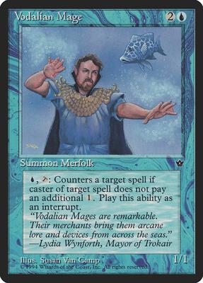 Vodalian Mage (Van Camp) card from Fallen Empires