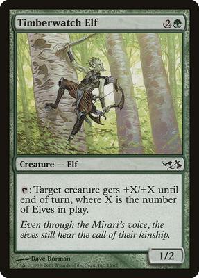 Timberwatch Elf card from Duel Decks: Elves vs. Goblins